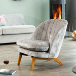 Mateo Fabric Accent Chair | Silver