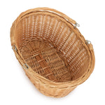 Wicker Shopping Basket With Swing Handle | Brown