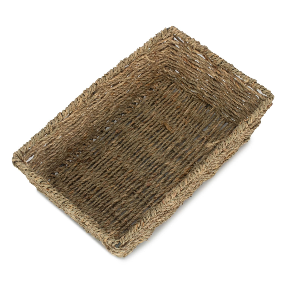 Seagrass Tapered Tray | Large | Green