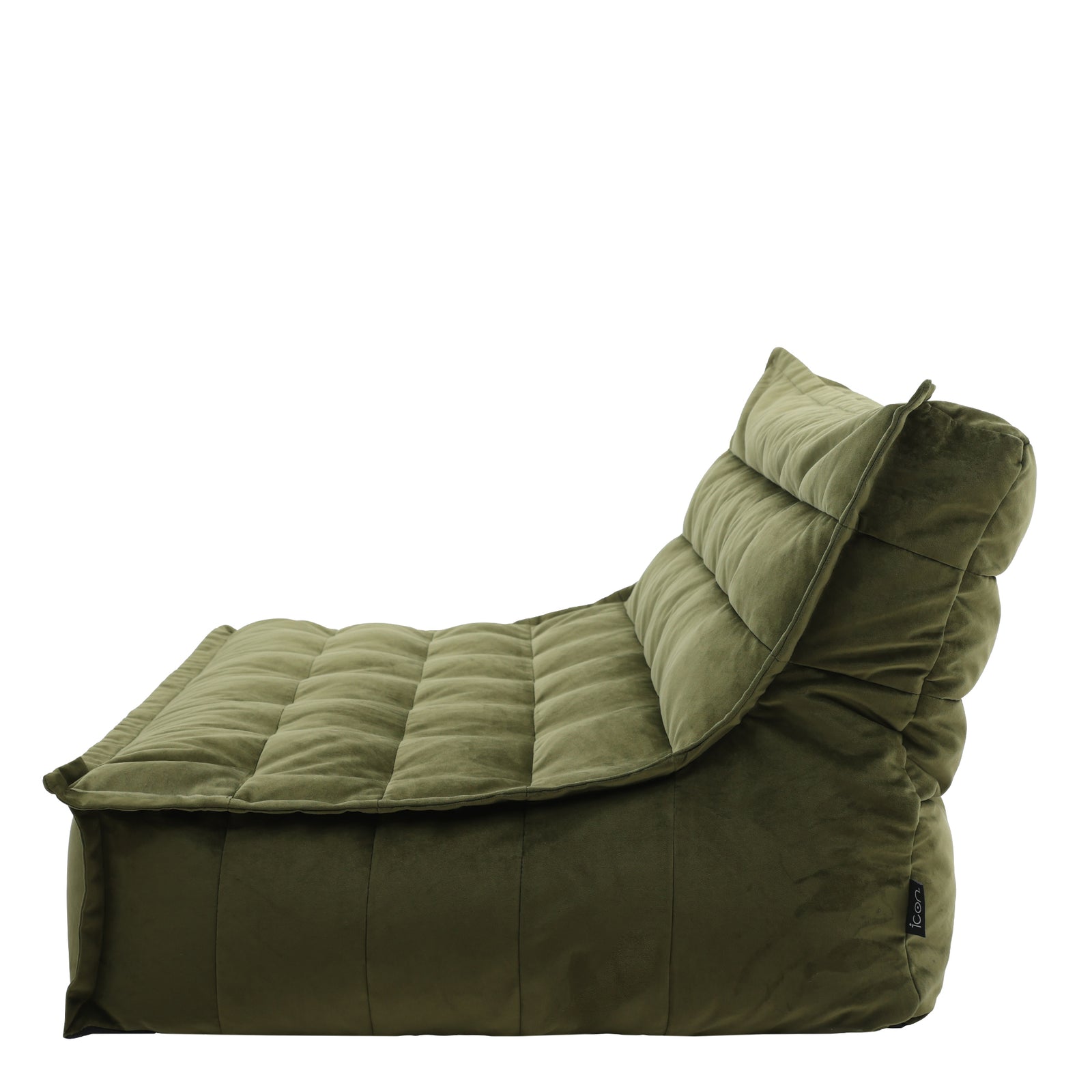 Dolce Bean Bag Lounger Sofa | Olive