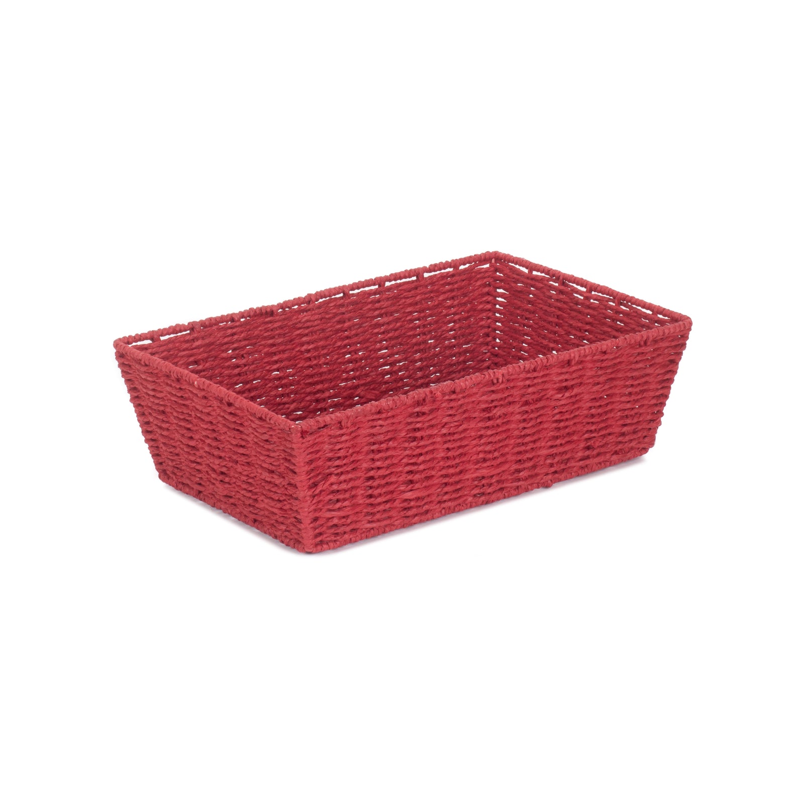 Red Paper Rope Tray | Medium | Red