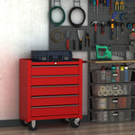 5 Drawer Tool Chest, Lock, Wheels