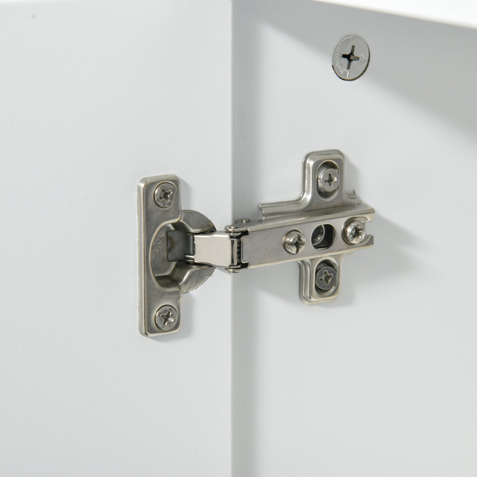 Bathroom Pedestal Under Sink Cabinet With Adjustable Shelf