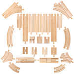 Low Level Track Expansion Pack for Wooden Train Sets