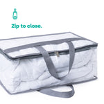 Set Of 2 Pvc Storage Bags - Transparent