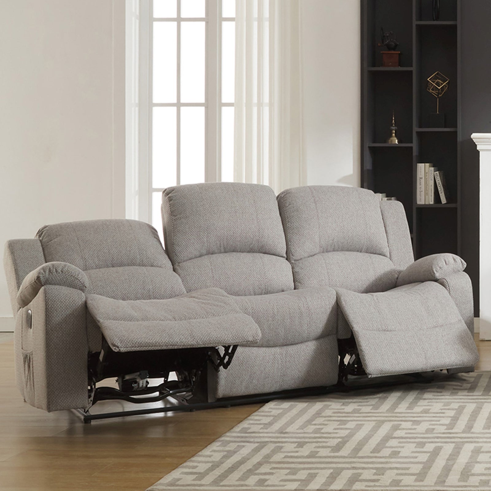 Marldon 3 Seat Electric Reclining Sofa | 3 | Gray