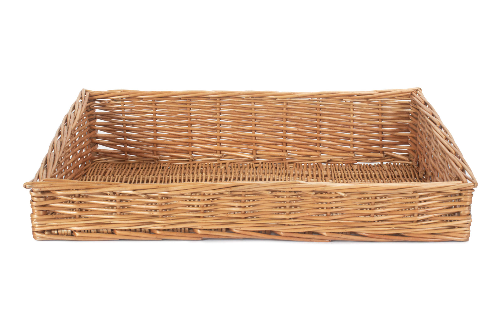 Wicker Flat Display Tray | Large | Brown