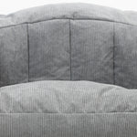 Cora Fine Cord Xl Bean Bag Sofa | Charcoal