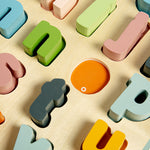 Wooden Lowercase Abc Puzzle, Educational Toys