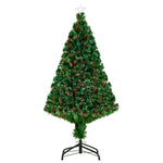 4/5ft Pre-lit Optic Christmas Tree Holiday Decor | 4ft | Green