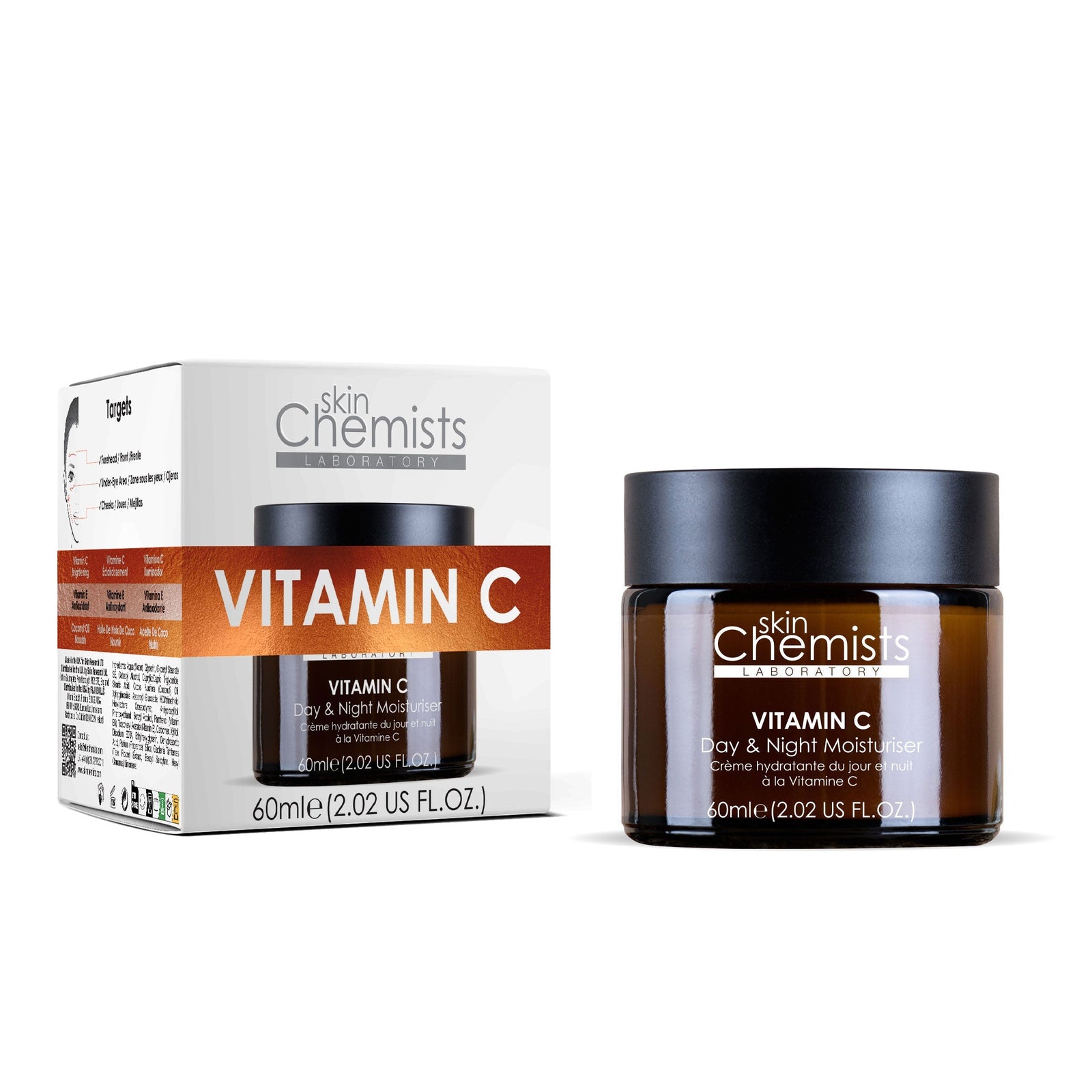 skinChemists Professional Vitamin C Brightening Day Moisturiser 60ml