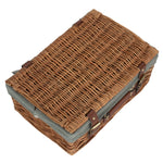 Wicker 35cm Light Steamed Picnic Basket | Gray