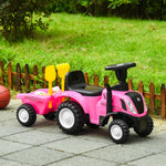 Ride On Tractor Toddler Walker Foot To Floor Slider 12-36 Months | Pink