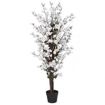 Artificial 120cm White Blossom Tree