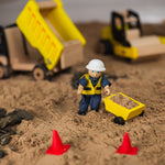 Wooden Construction Equipment Set - 13 Pieces