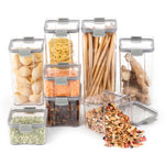 Food Storage Containers Set Of 8 - Grey