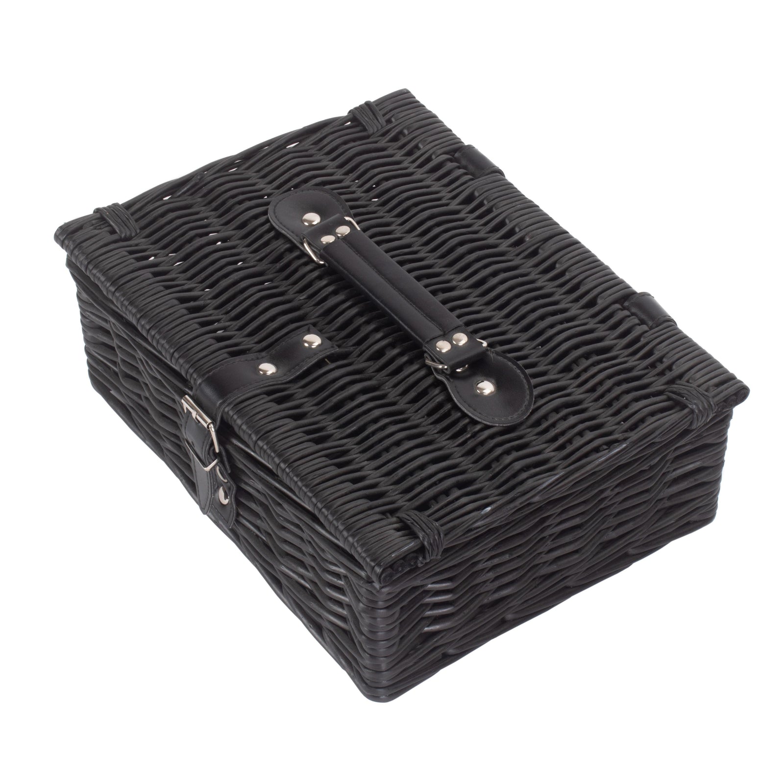 Wicker 30cm Black Hamper