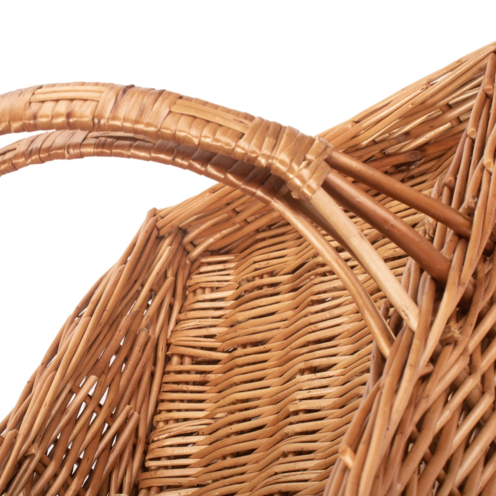 Wicker Garden Basket Garden Trug | Set-of-2 | Brown