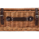 Wicker 46cm Double Steamed Picnic Basket | Brown