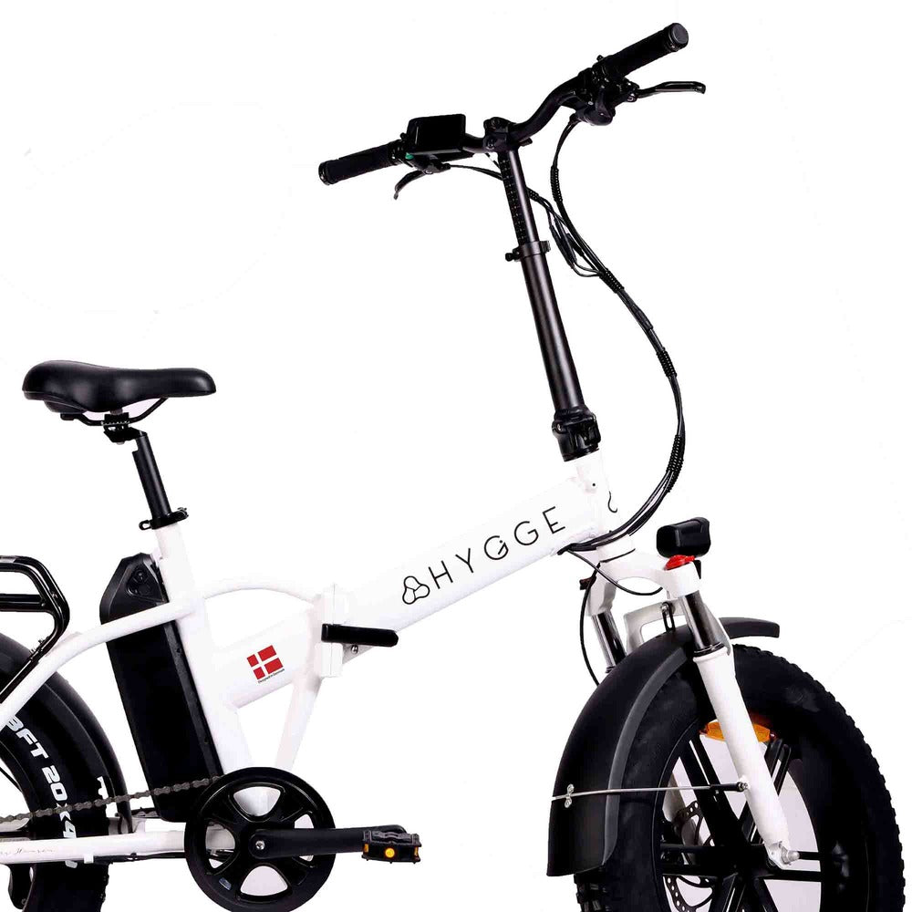 Vester 2024 Electric Folding Bike 20 Inch Wheel E-bike | White