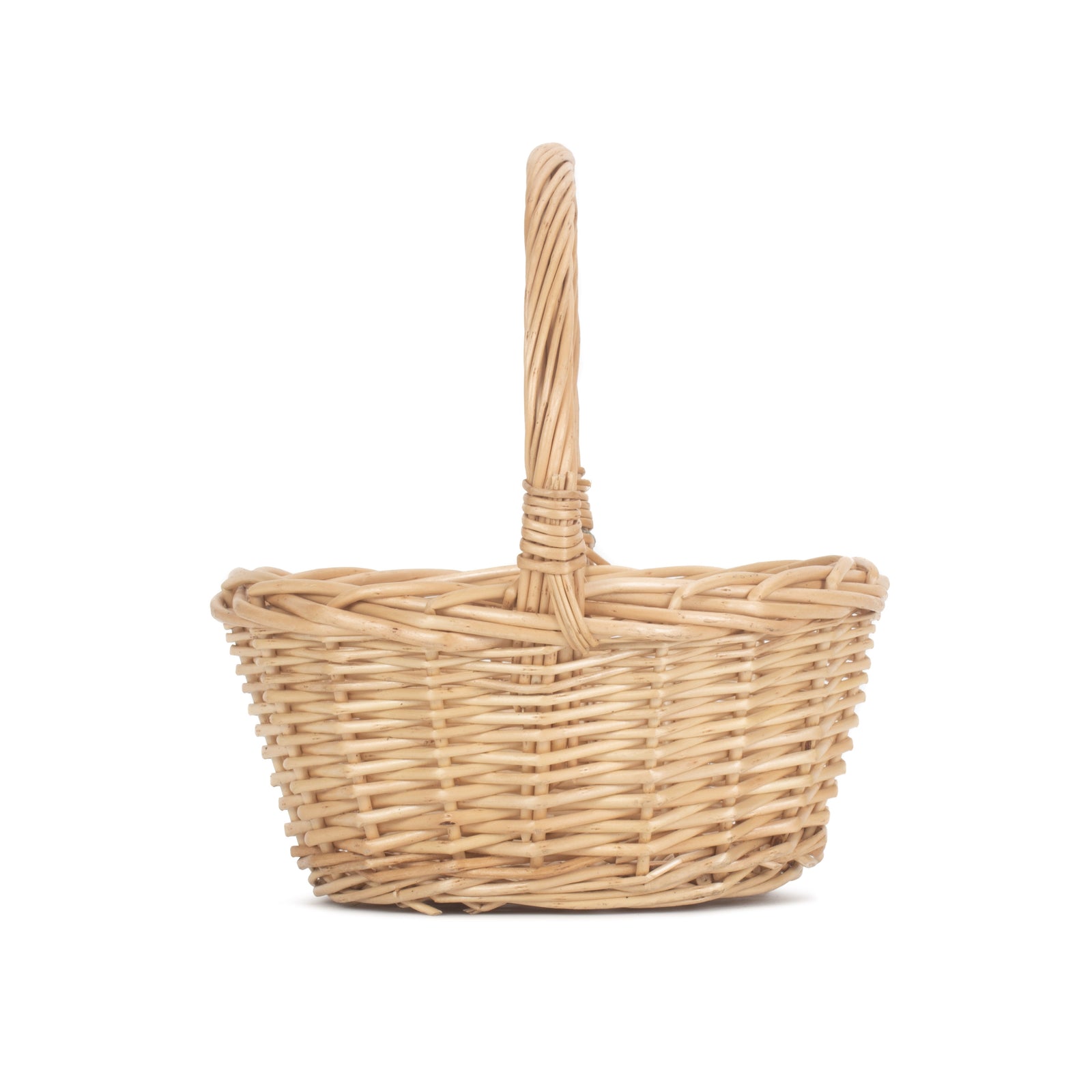 Wicker Shopping Basket Mini Oval Shopper