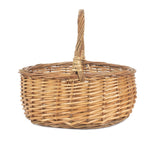 Red Hamper Wicker Two Tone Mini Shopper Basket
