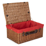 Wicker 56cm Double Steamed Picnic Basket | Red