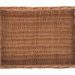 Wicker Light Steamed Flat Serving Tray