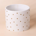 Gold Dot Planter Plant Pot 18 X 18 X 15cm