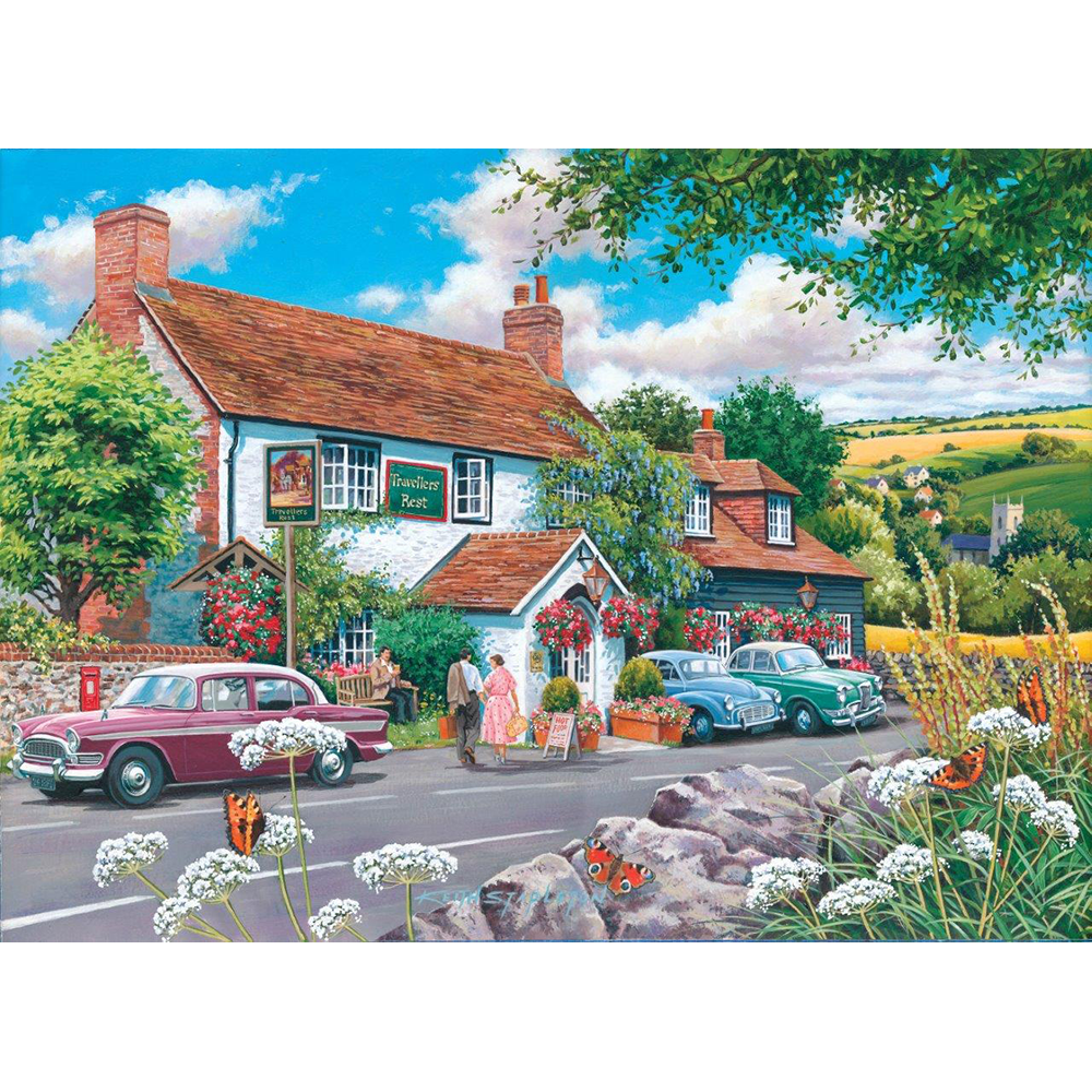 Travellers Rest, Big 500 Piece Jigsaw Puzzle