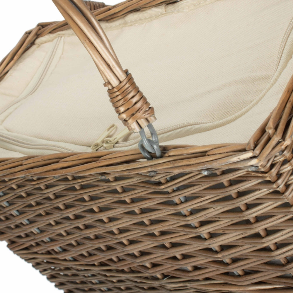 Cooler Picnic Wicker Basket