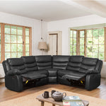 Brooklyn Reclining Corner Sofa | 5 | Black