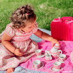 Picnic Tea Set, Includes Wicker-effect Hamper