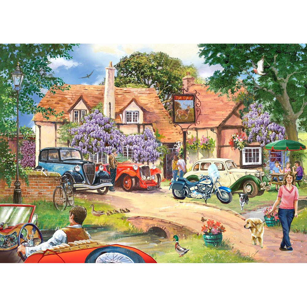 Pub Lunch, Big 250 Piece Jigsaw Puzzle