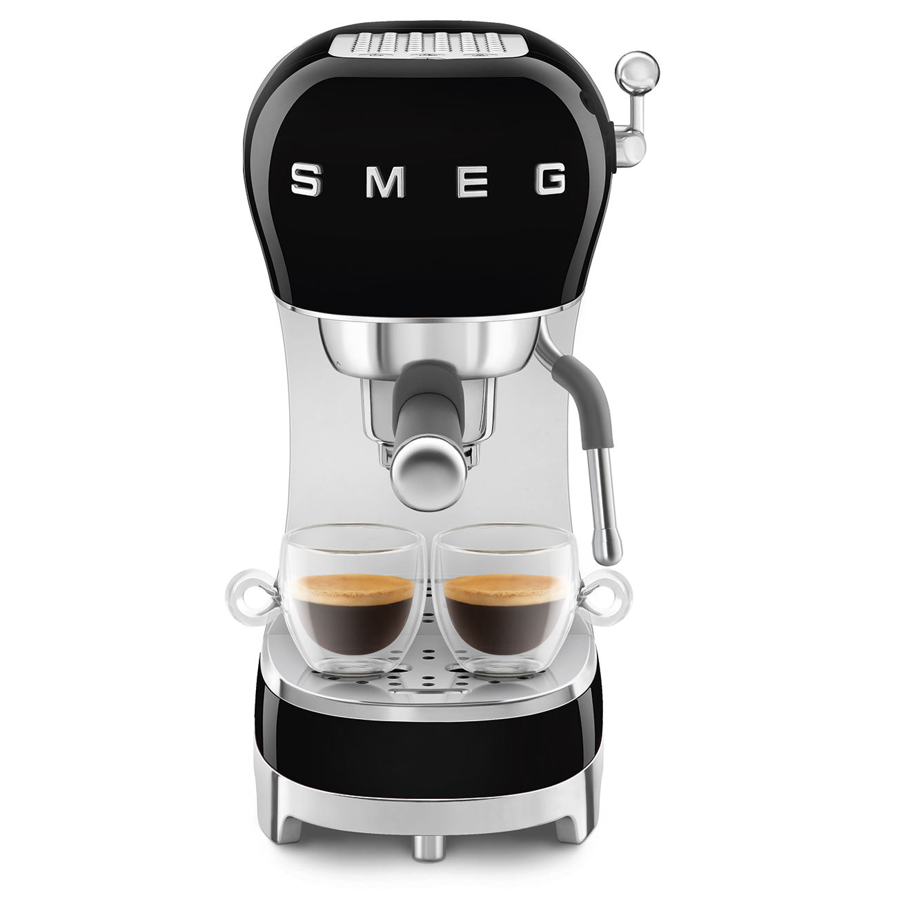 Ecf02 Espresso Coffee Machine With Steam Wand | Black