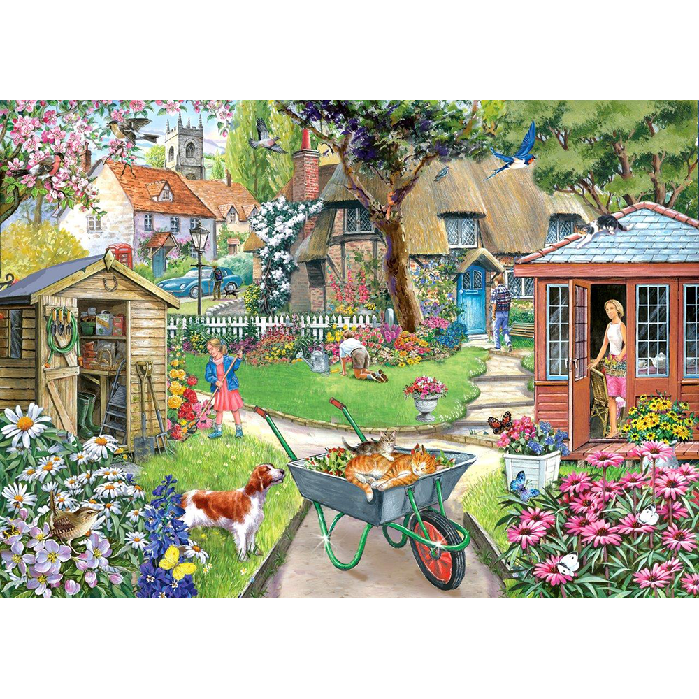 Bloomin' Lovely, Big 500 Piece Jigsaw Puzzle