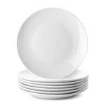 Dinner Plates White Porcelain Coupe 24 Pc Set 10.5" Catering