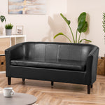 Meriden 3 Seat Tub Sofa | 3 | Black