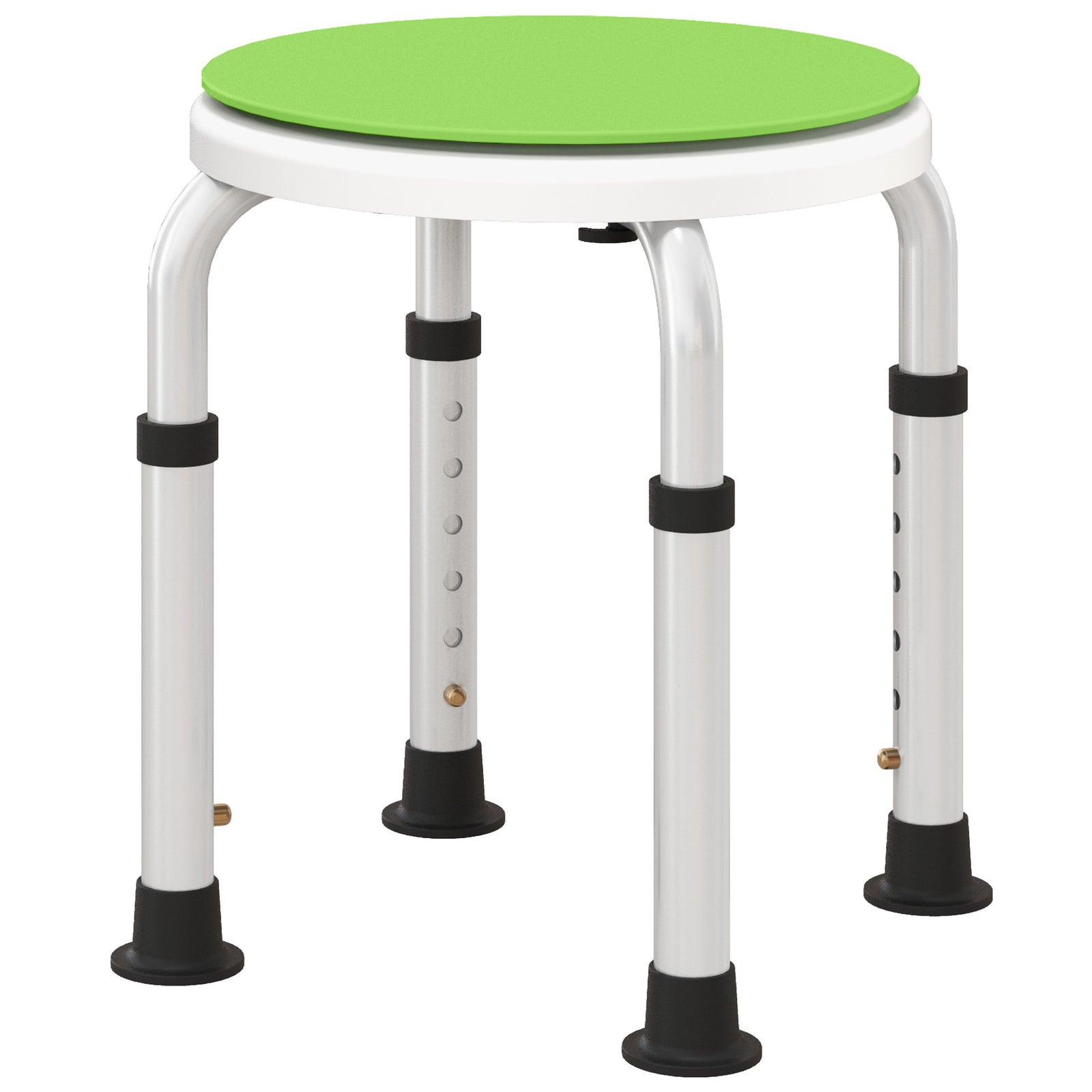 360 Degree Swivel Shower Stool With Non-slip Feet | One Size | Green