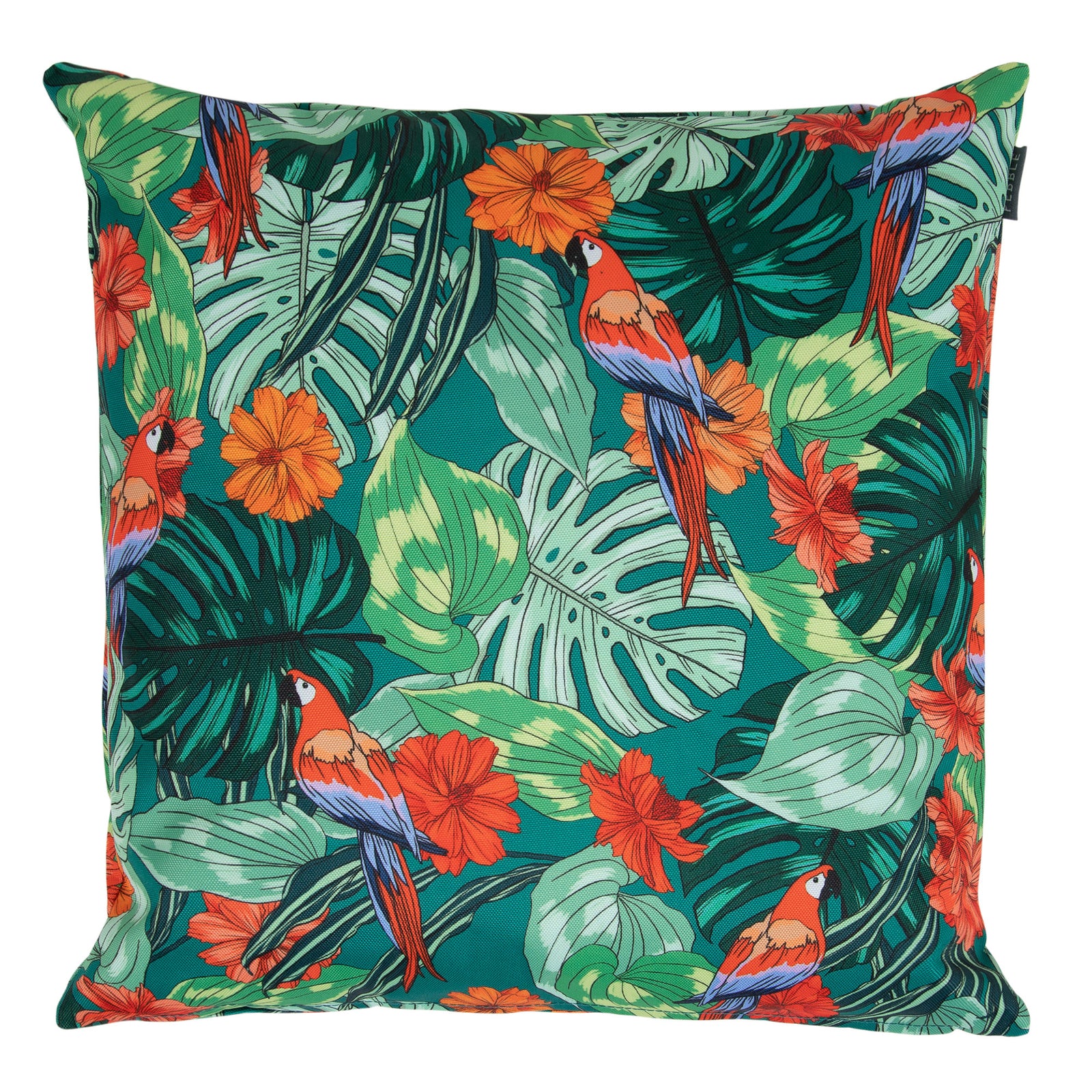 Floral Indoor Outdoor Cushion Set Of 2 Water Resistant Cushions