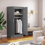 Modern Wardrobe Closet Clothes Cabinet High Glossing Door