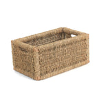 Red Hamper Seagrass Storage Basket