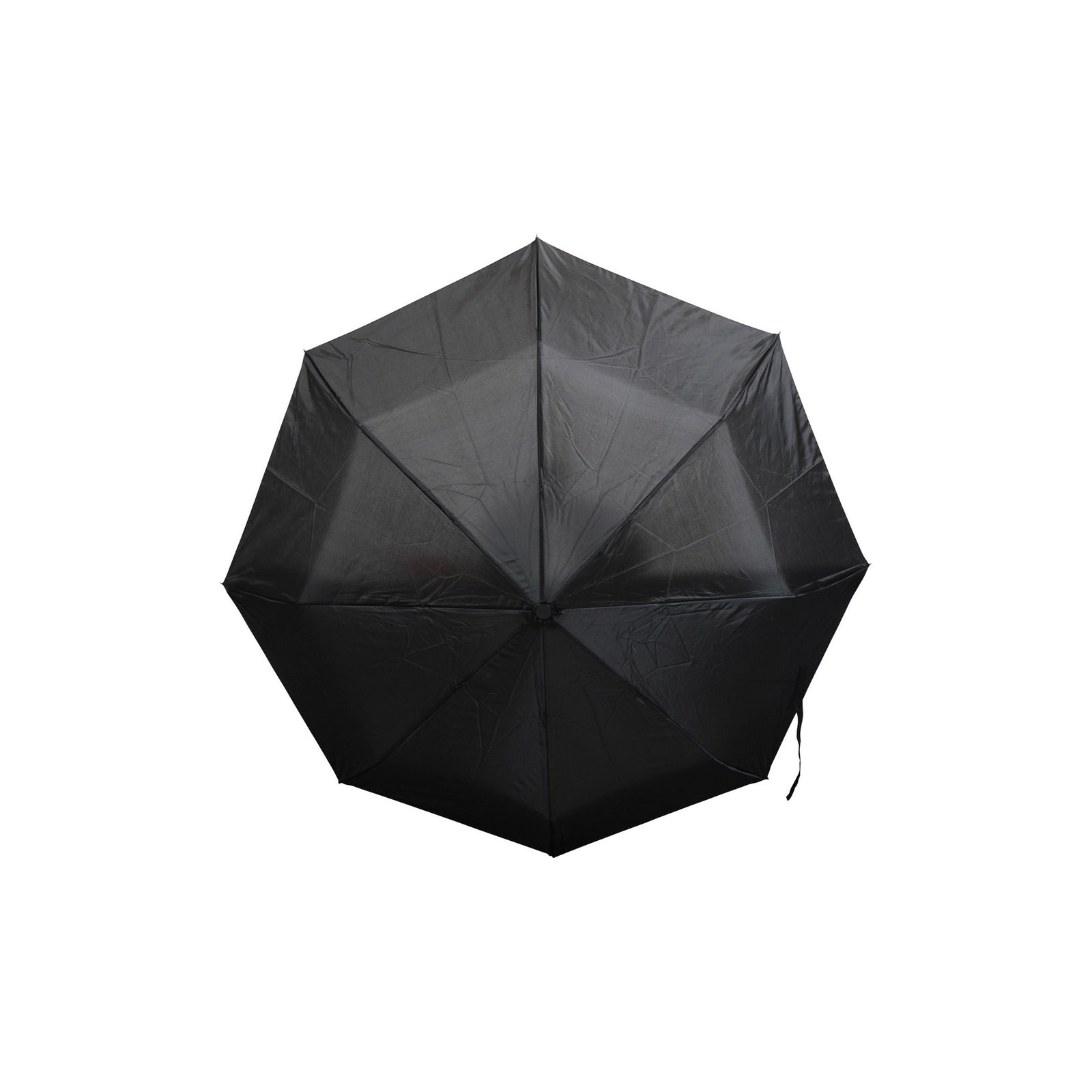 Plain Walking Folding Umbrella | One Size | Black