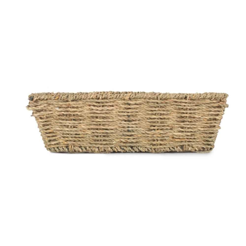 Seagrass Tapered Tray | Medium | Green