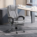 Massage Office Chair Microfibre Arms | Gray