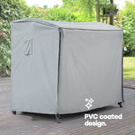 Deluxe 3-seater Garden Swing Cover - Grey