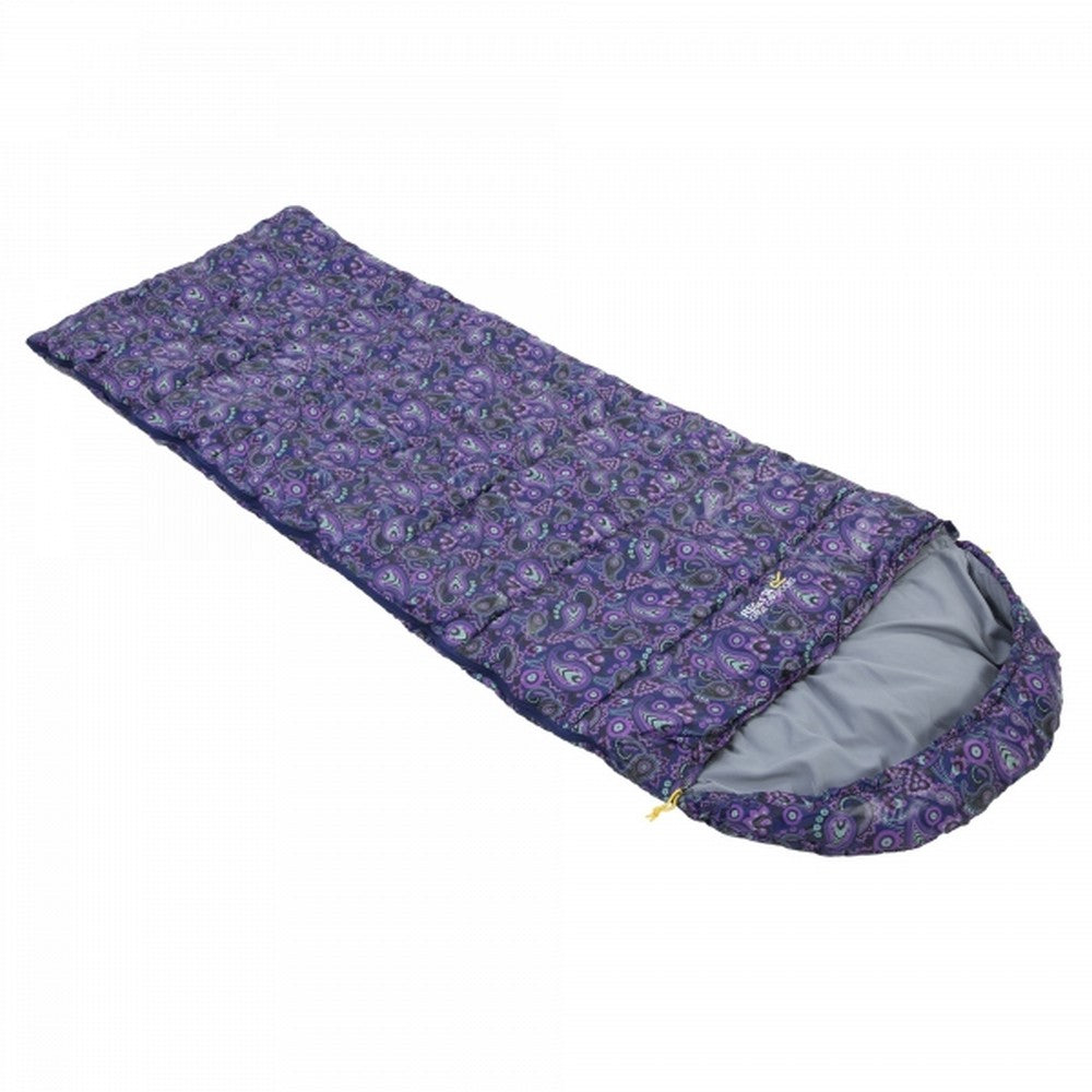 Hana 200 Polyester Mummy Sleeping Bag | One Size | Purple