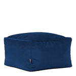 Amara Velvet Bean Bag Pouffe | Navy Blue