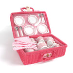 Picnic Tea Set, Includes Wicker-effect Hamper