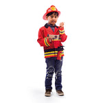 Kids Fireman Costume And Accessories, For 3-5 Year Olds